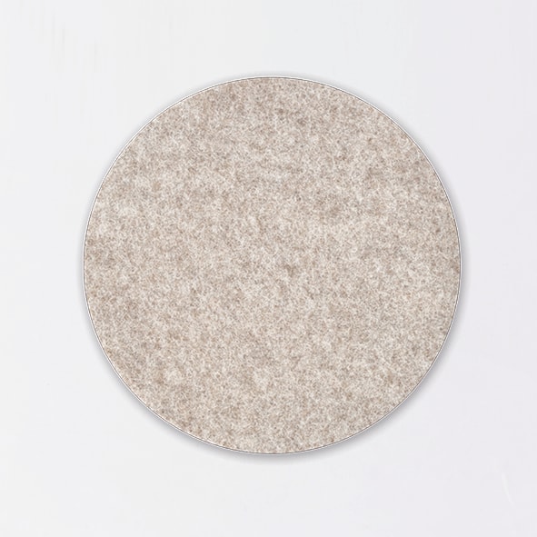 Wool mat 20 cm nature